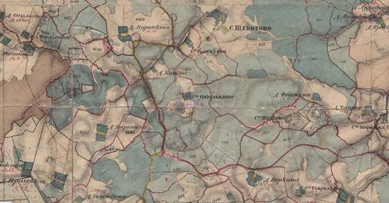 Карта Менде (1855-57)