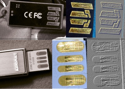 Исследование поверхностей контактов USB типа «А» электронных накопителей информации